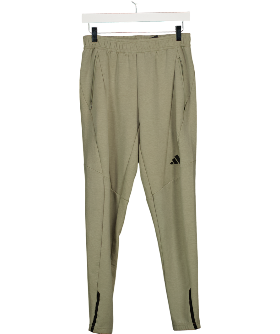 adidas Brown Aeroready Slim Fit Joggers UK S