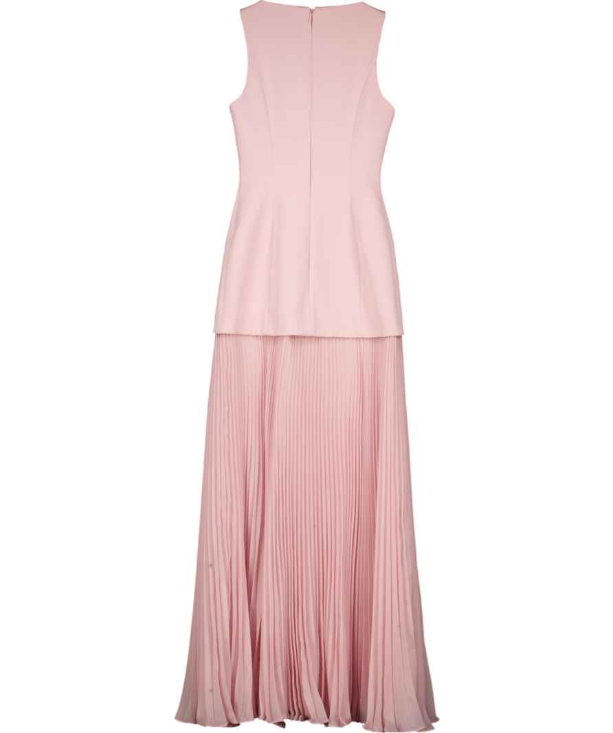CLUB L Pink Hadley Light-pink Boat-neck Maxi Dress With Drop-waist UK –  Reliked