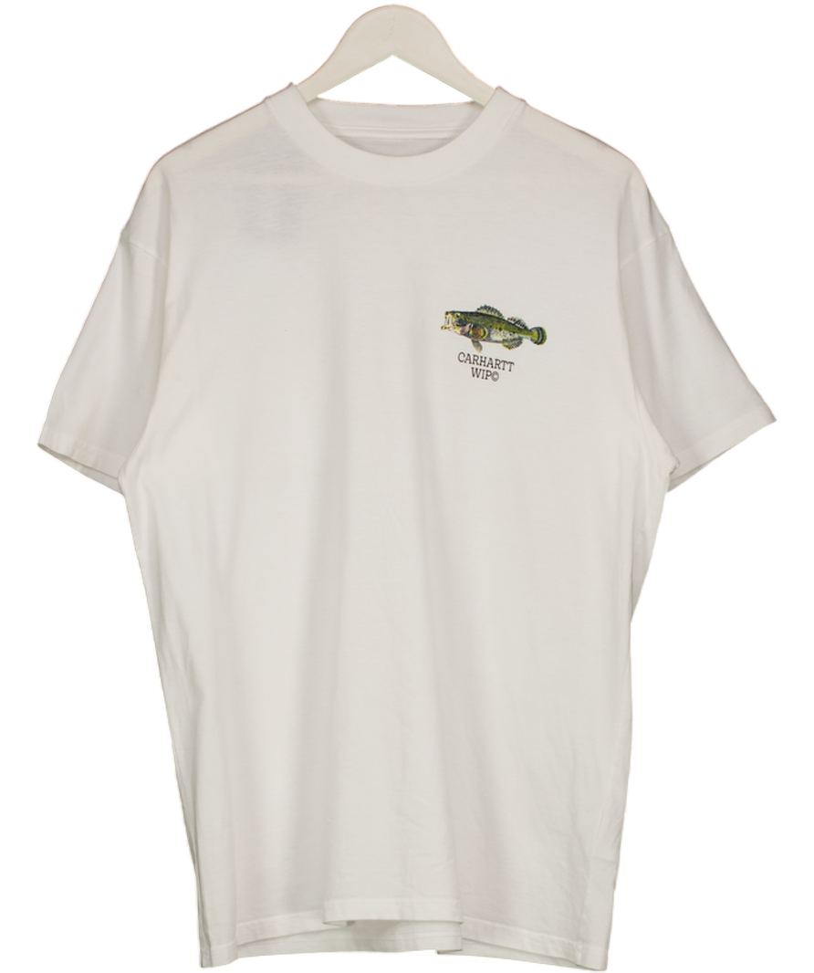 CARHARTT Wip Fish T-shirt - White UK M