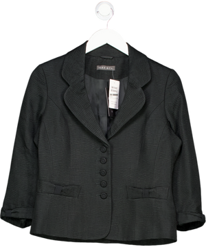 Alex & co Black Textured Blazer UK 10