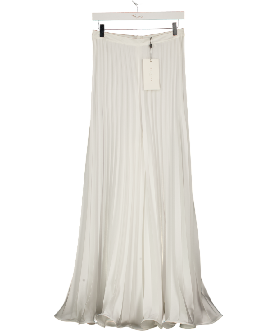 Selezza White Maxi Skirt UK S