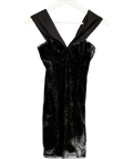 White Fox Black Let's Get Loud Off Shoulder Mini Dress UK XS