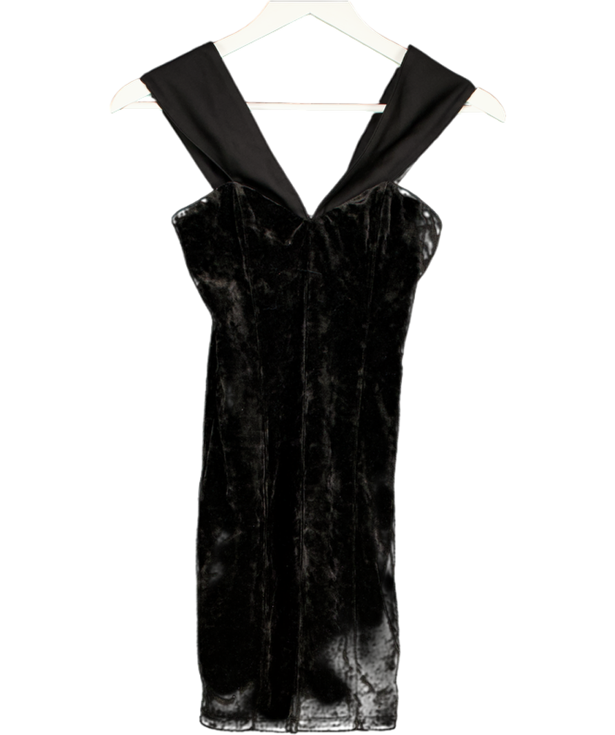 White Fox Black Let's Get Loud Off Shoulder Mini Dress UK XS