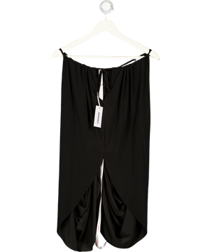 CINZEE Black Draped Sleeveless Top One Size