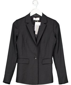 REISS Black Tuxedo Textured Blazer UK 6