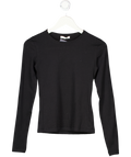 ZARA Black Long Sleeve T-shirt UK M