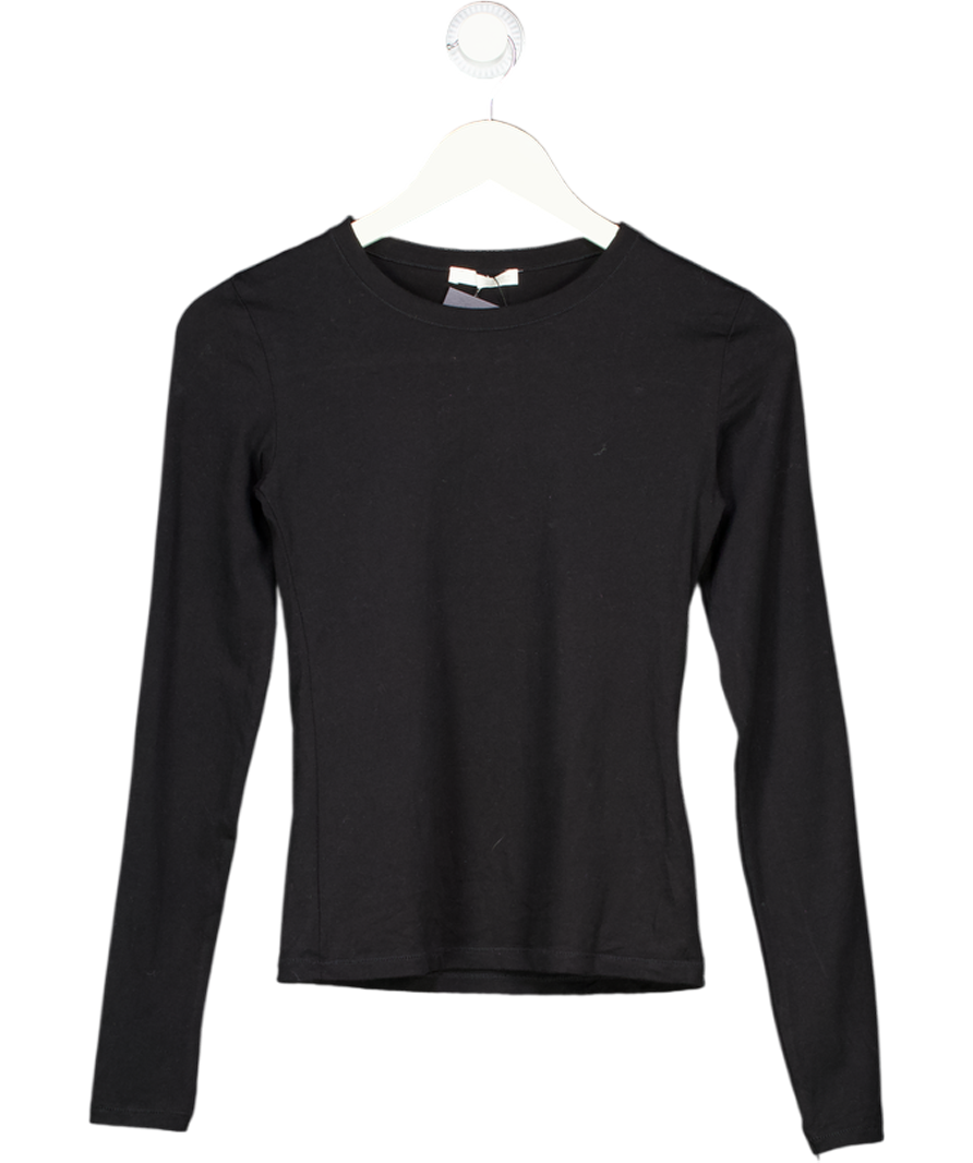 ZARA Black Long Sleeve T-shirt UK M