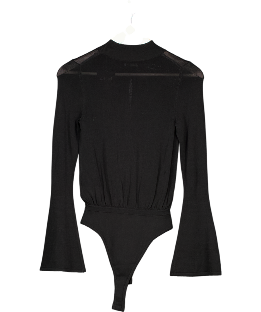 HOUSE OF CB Lois Black Keyhole Bodysuit UK XS