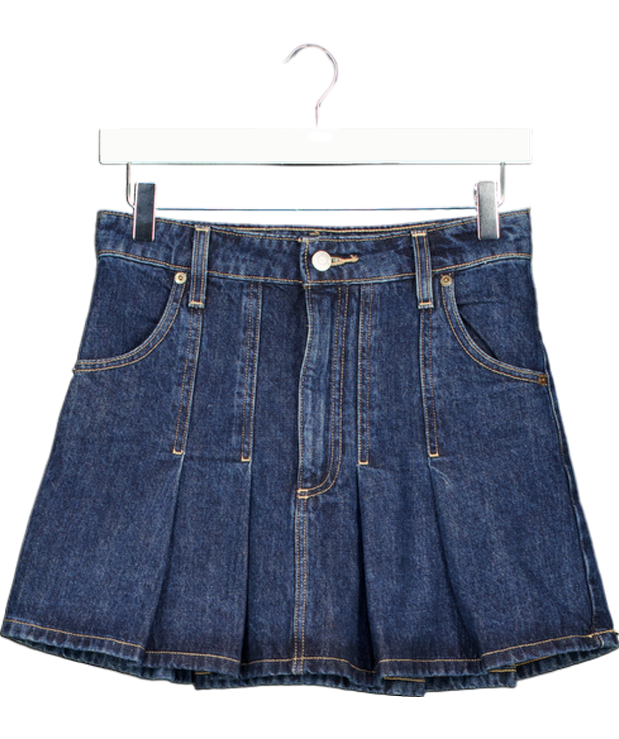 ZARA Blue The Denim Mini Skirt UK XS