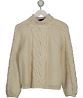 Mint Velvet Cream Cable Knit Jumper UK S