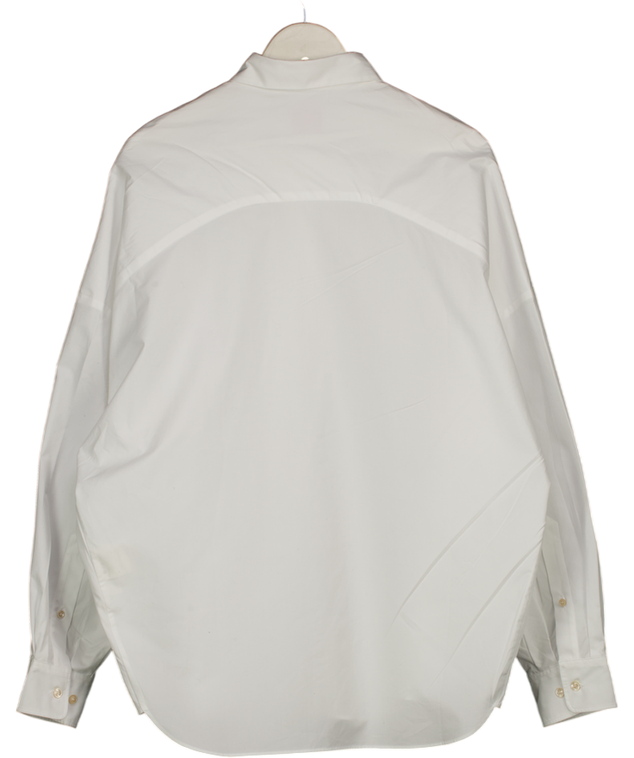 OURS THE LABEL White The Camicia Oversized Shirt One Size