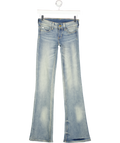 CHEAP MONDAY Blue Booty Bei Low Rise Skinny Bootcut Jeans L32 W25