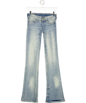CHEAP MONDAY Blue Booty Bei Low Rise Skinny Bootcut Jeans L32 W25