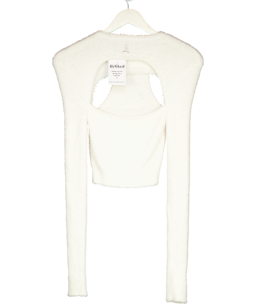 maniere de voir White Knitted Cardigan UK XS