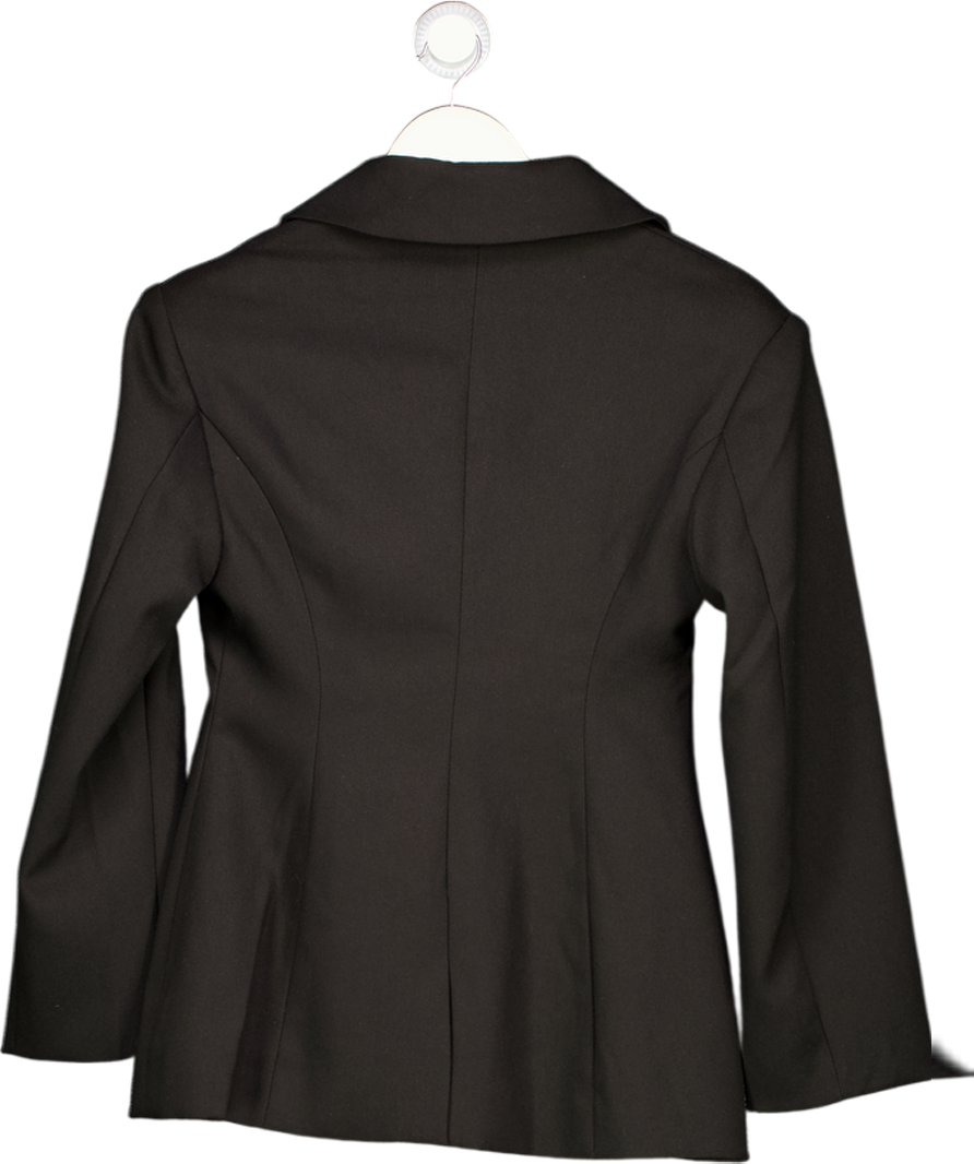 4th & Reckless Black Cinched Waist Blazer UK 8