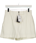 REISS Linen-blend Tailored Shorts In White UK 6