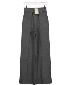 H&M Grey High-waisted Tailored Trousers UK XS
