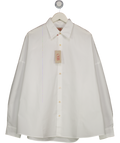 OURS THE LABEL White The Camicia Oversized Shirt One Size