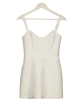 Oh Polly White Amaria Sweetheart-neck Micro Mini Dress UK 8