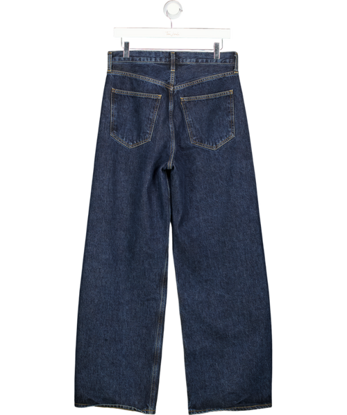 AGOLDE Blue Low Curve High-rise Wide-leg Jeans W27