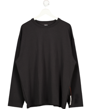 ASOS Black Heavy Weight Relaxed Long Sleeve T-shirt UK L