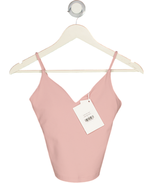 CSB Pink Active Plunge Cami Top UK S