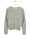 ZARA Grey Lightweight Knit Crewneck Jumper UK M