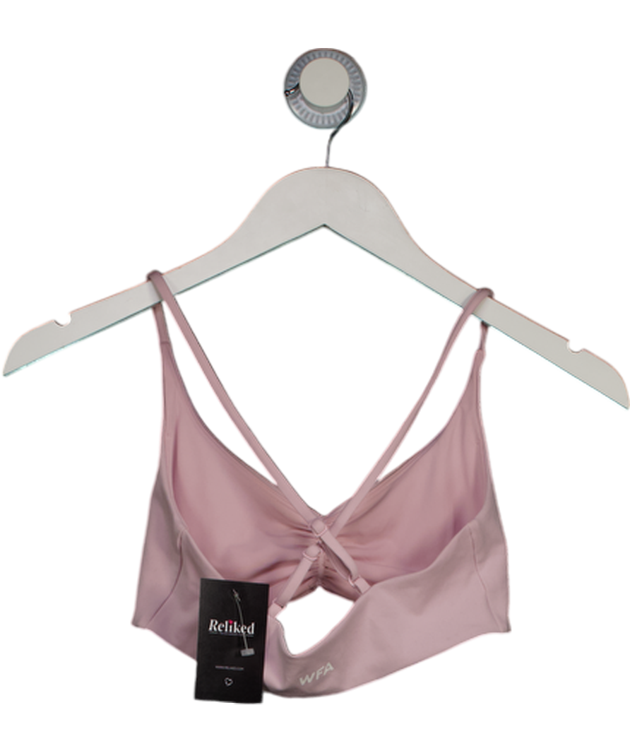 White Fox Fusion Sports Bra Ballet Pink UK S
