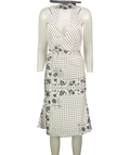 Salted Muse White & Black Polka Dot Skirt UK S