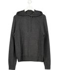 cos Grey Cashmere Hoodie Jumper UK M