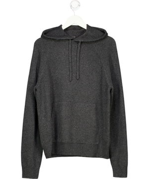 cos Grey Cashmere Hoodie Jumper UK M