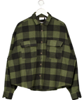 ASOS Green Check Flannel Overshirt UK L
