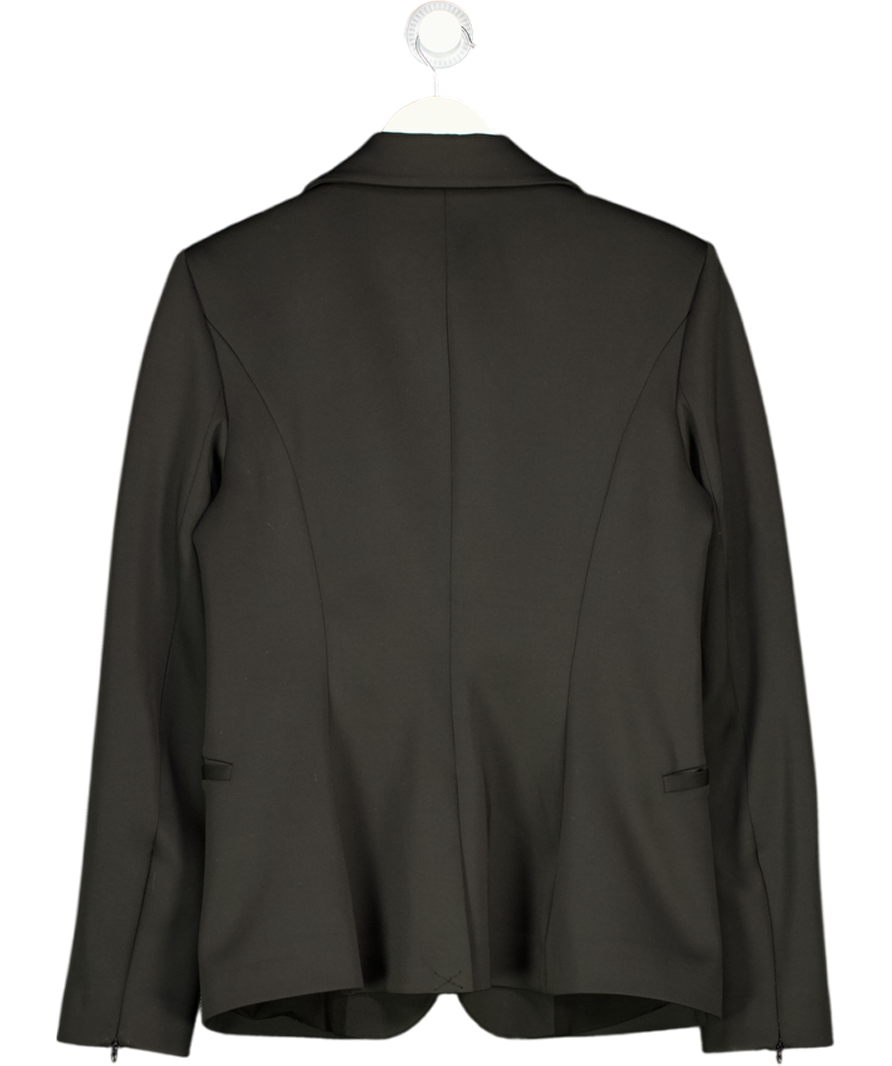GOOD AMERICAN Black Single Breasted Sculpted Blazer UK S
