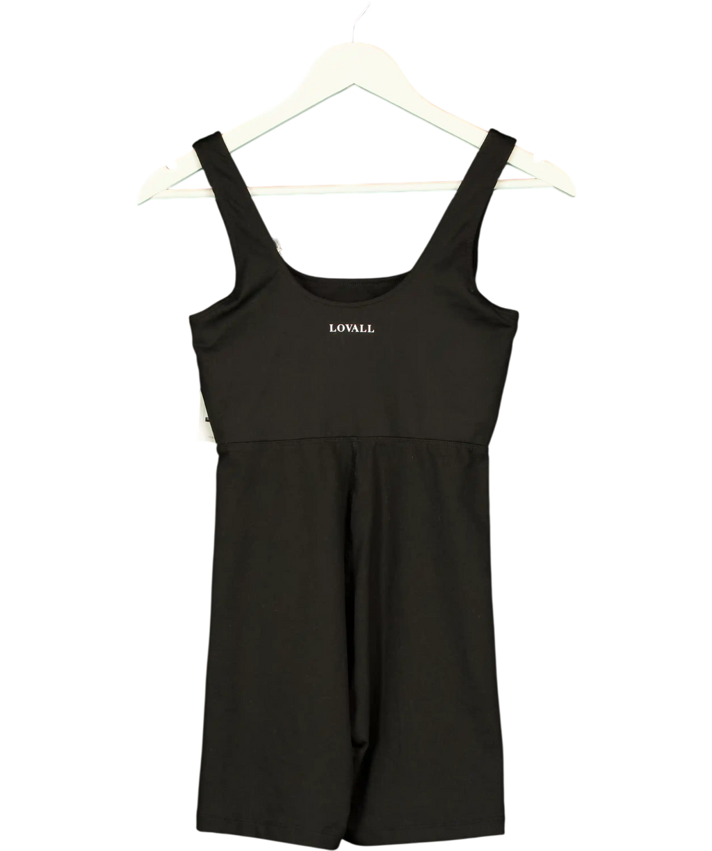 LOVALL Black Ultimate Everyday Short Unitard UK S