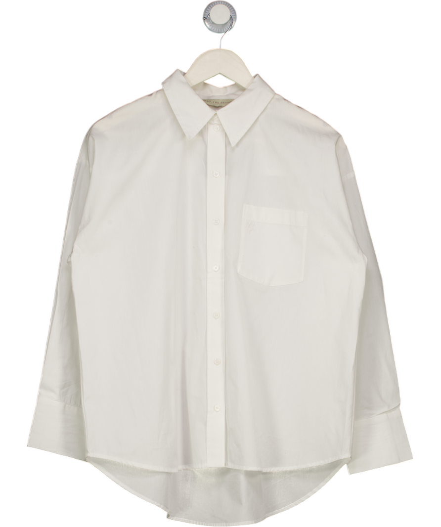 WAT. THE BRAND Classic White Cotton Shirt UK S