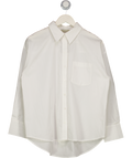 WAT. THE BRAND Classic White Cotton Shirt UK S