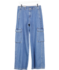 LEVI'S Blue Baggy Cargo Lightweight Jeans L32 W26