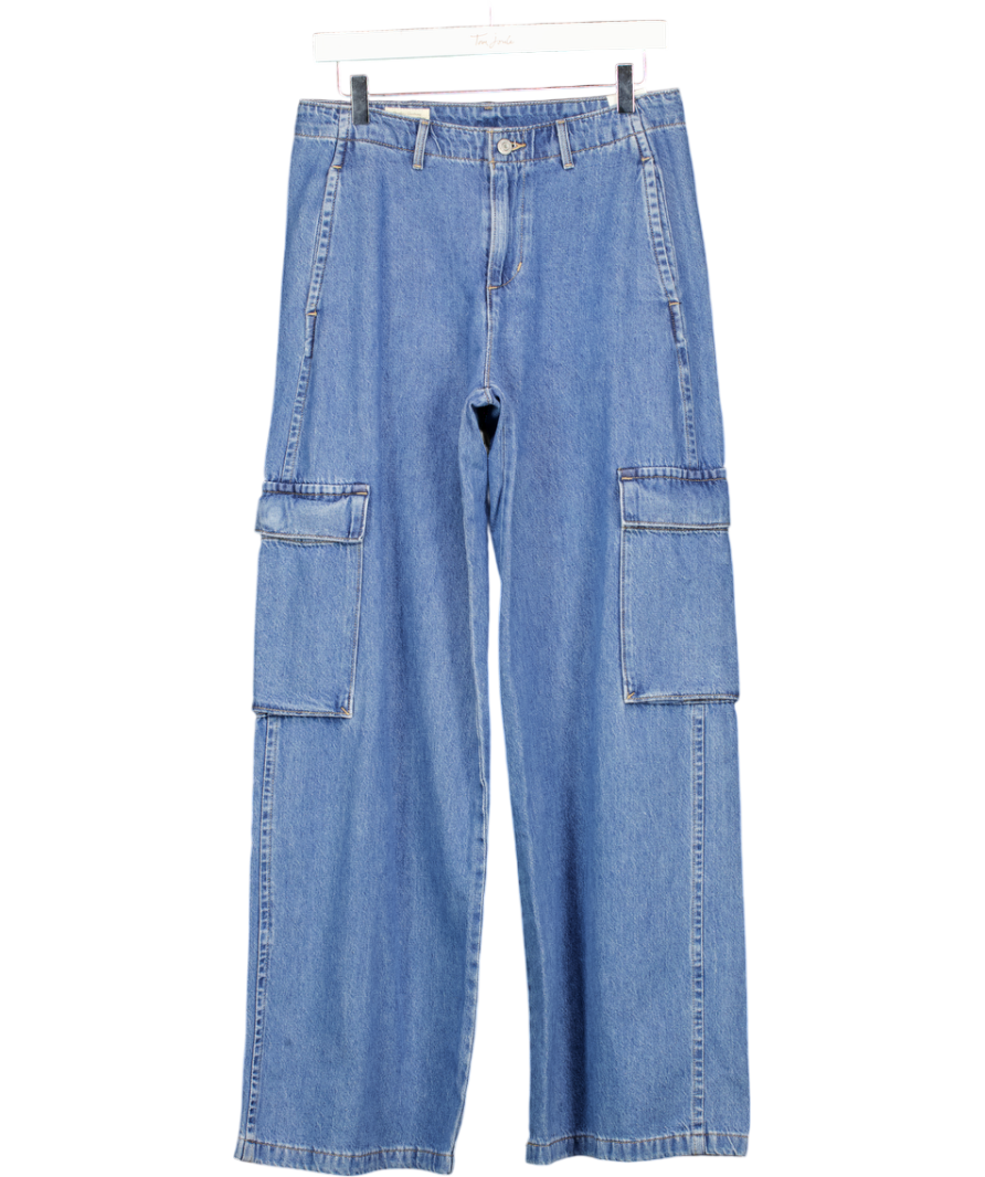 LEVI'S Blue Baggy Cargo Lightweight Jeans L32 W26