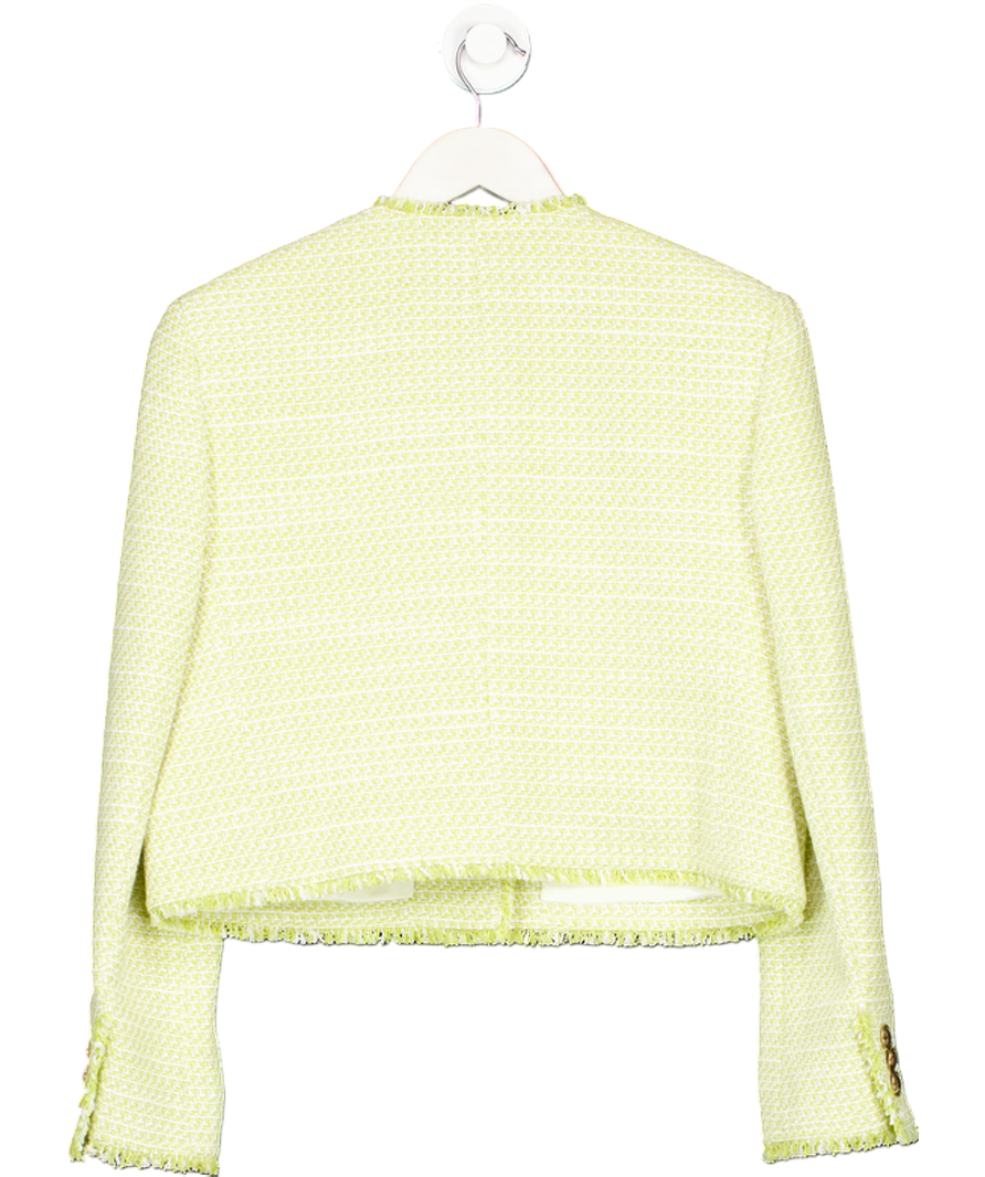 ME+EM Yellow Tweed Mid Length Jacket UK 12