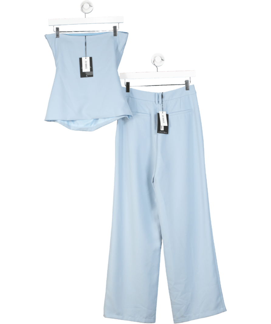 4th & Reckless 2 - piece Powder Blue Sorcha Bandeau Top Uk 8 And Trousers UK 10 - Reliked