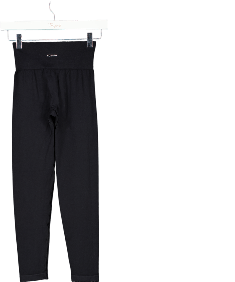 4th & Reckless Black Seamless Leggings UK S - Reliked