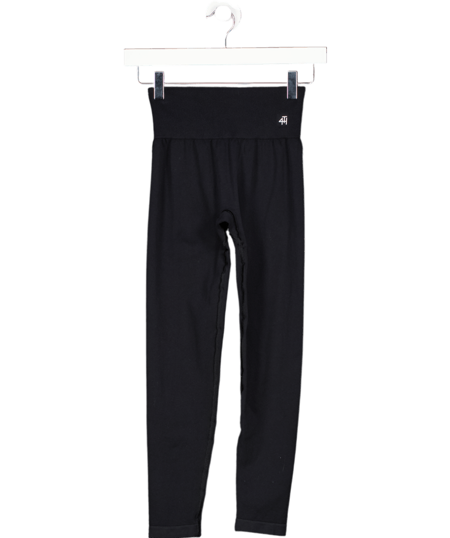4th & Reckless Black Seamless Leggings UK S - Reliked