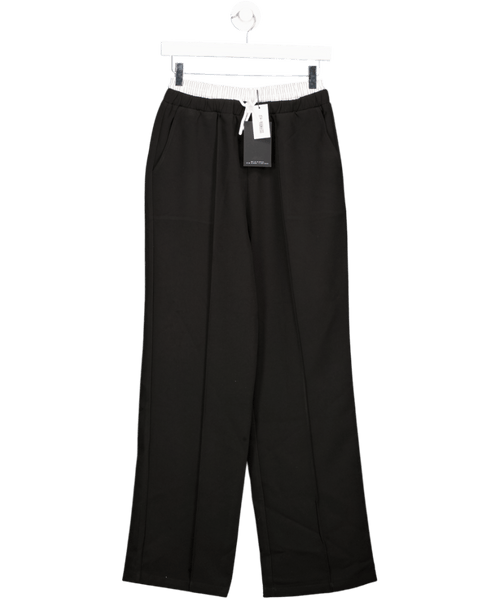 4th & Reckless Black Waistband Straight Leg Trouser UK 6 - Reliked