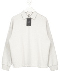 4th & Reckless Grey Fourth Branded Rugby Top - Alba UK S - Reliked