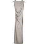 4th & Reckless Grey Sleeveless Ruched High Neck Maxi Dress UK 6 - Reliked
