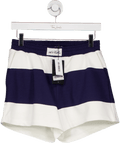 4th & Reckless Navy And White Stripe Boxer Short - Alba UK S - Reliked