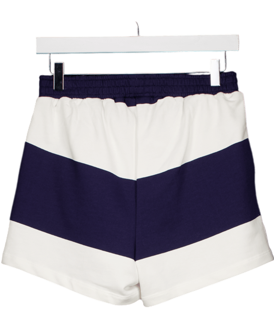 4th & Reckless Navy And White Stripe Boxer Short - Alba UK S - Reliked