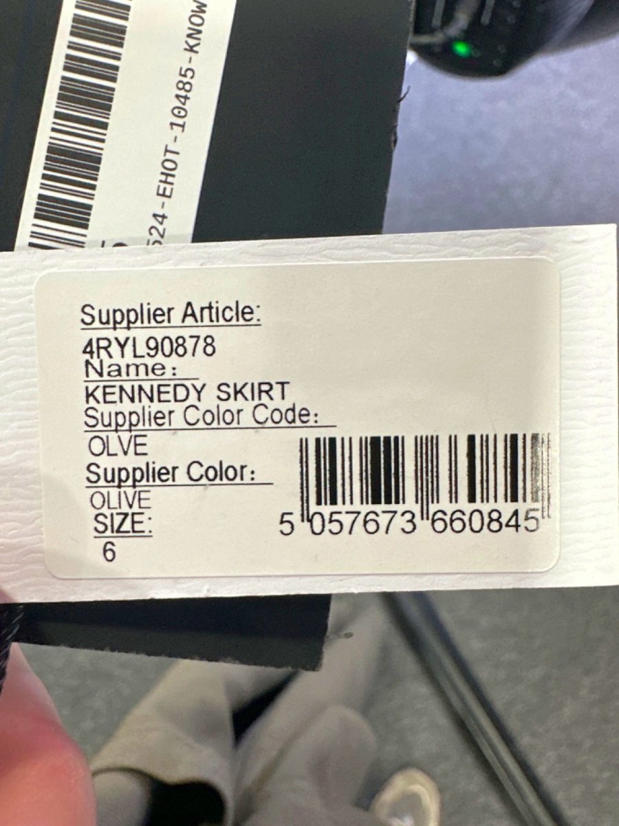 4th + Reckless Olive Kennedy Skirt UK 6 - Reliked