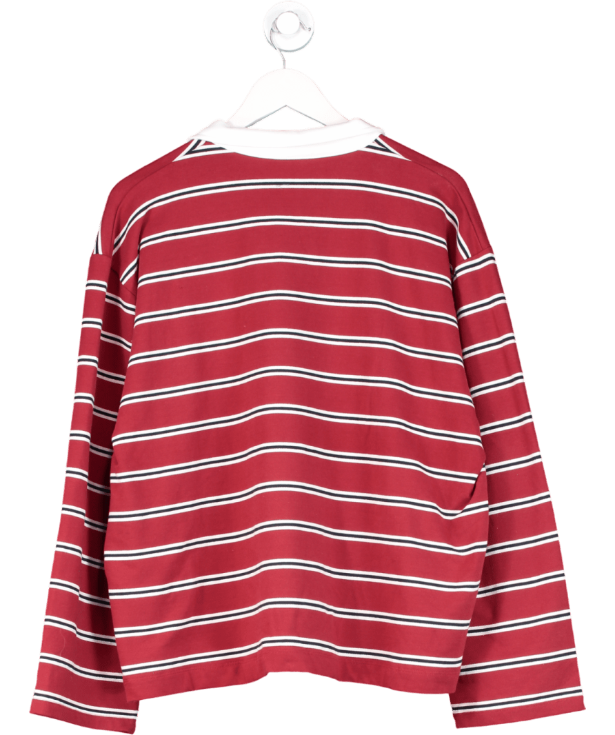 4th & Reckless Red Alicia Polo Shirt UK XL - Reliked