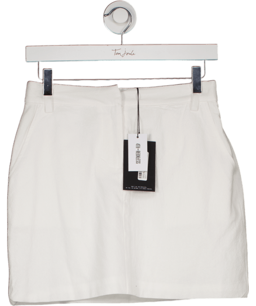 4th & Reckless White Adrienna Skirt UK XS - Reliked